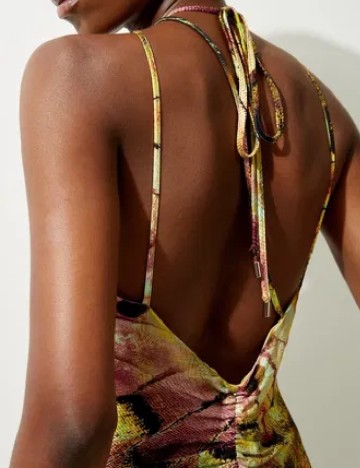 Rochie lunga Karen Millen, mix culori