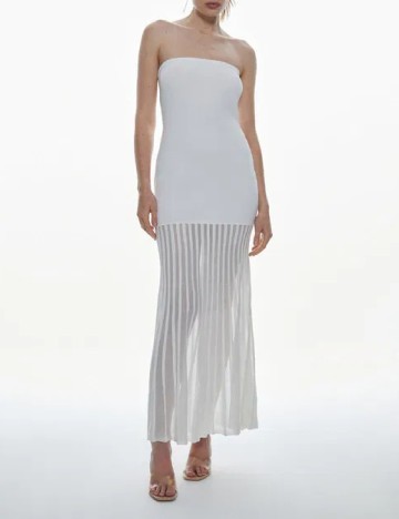 
						Rochie lunga Karen Millen, alb