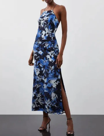 Rochie lunga Karen Millen, albastru