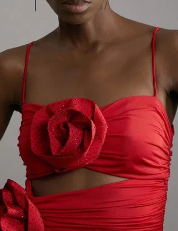 Rochie medie Karen Millen, rosu