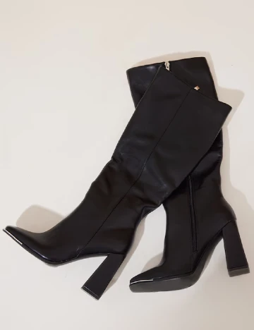 Cizme PrettyLittleThing, negru