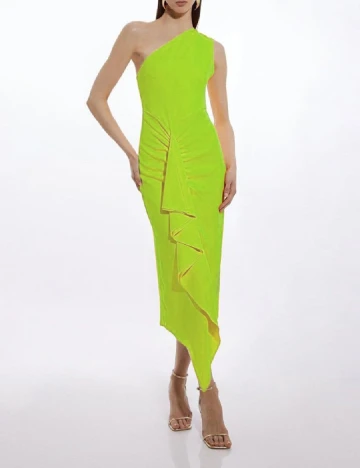 Rochie lunga Karen Millen, verde Verde
