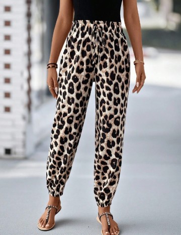 
						Pantaloni SHEIN, animal print