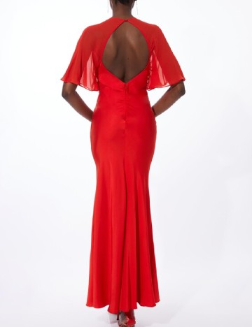 Rochie lunga Karen Millen, rosu