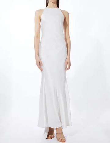 
						Rochie lunga Karen Millen, alb