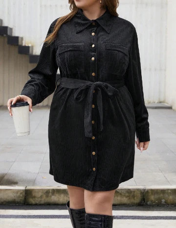 Rochie scurta SHEIN CURVE, negru