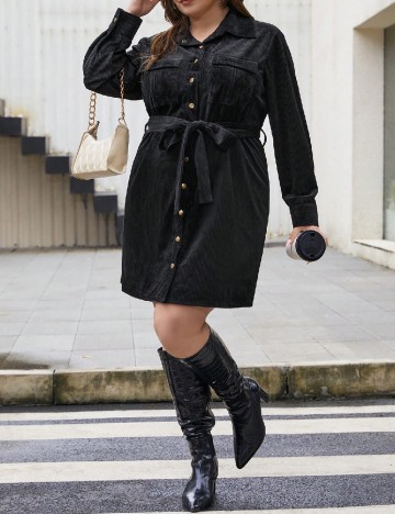 Rochie scurta SHEIN CURVE, negru