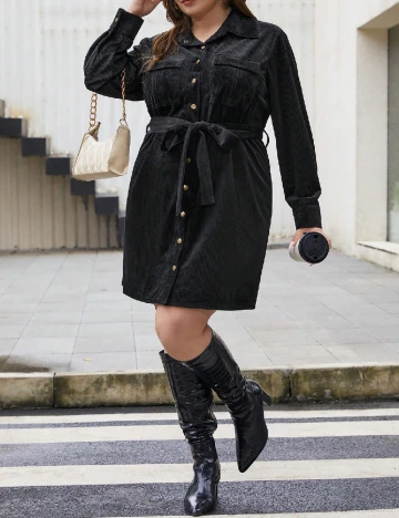 Rochie scurta SHEIN CURVE, negru