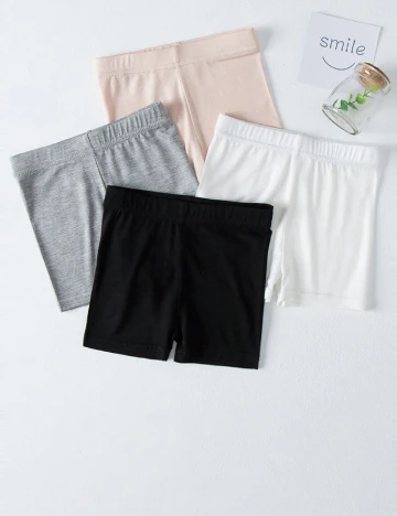 Boxeri 4 bucati Shein Kids, mix culori