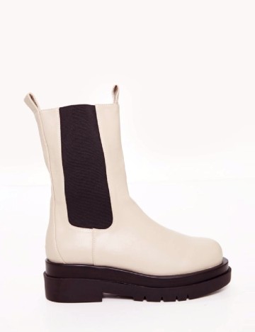 Ghete PrettyLittleThing, crem