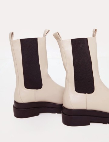 Ghete PrettyLittleThing, crem