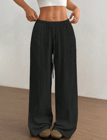 Pantaloni SHEIN, negru Negru