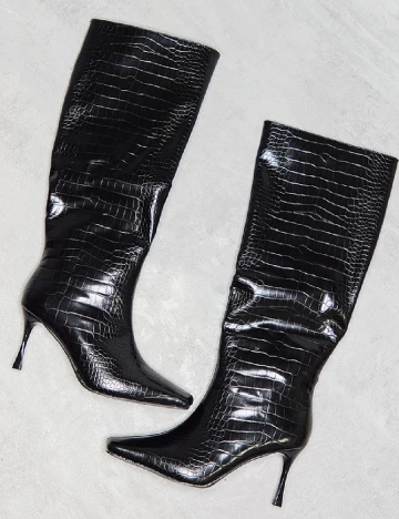 Cizme PrettyLittleThing, negru