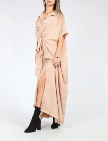 Rochie lunga SHEIN, crem