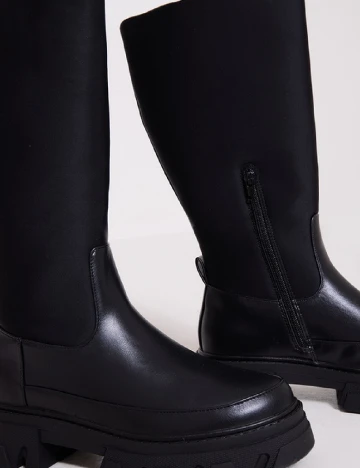 Cizme PrettyLittleThing, negru