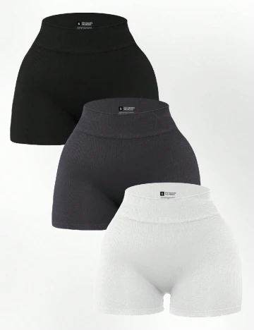 Set Pantaloni scurti 3 bucati SHEIN, mix culori