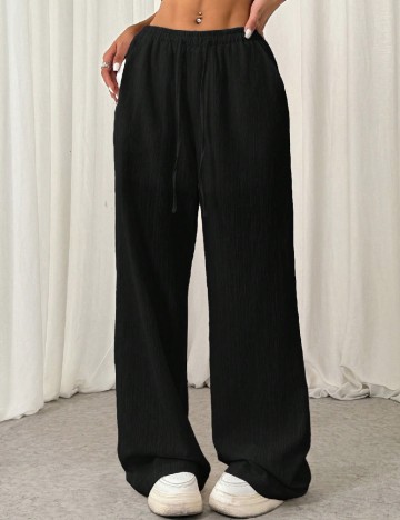 
						Pantaloni SHEIN, negru