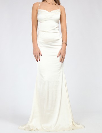 
						Rochie lunga SHEIN, ecru