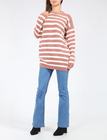 Pulover SHEIN, roz pudra