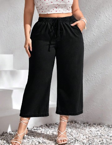 
						Blugi SHEIN CURVE, negru