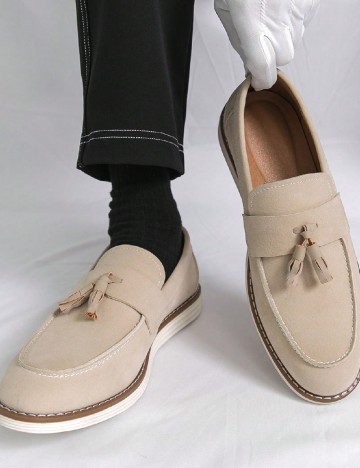 
						Mocasini SHEIN, crem