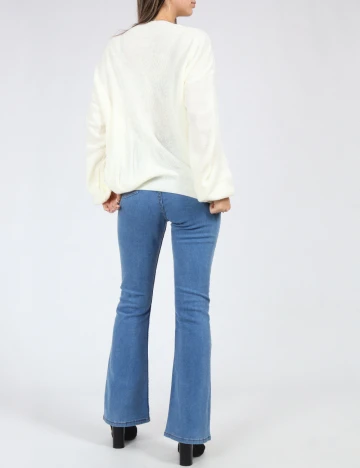 Bluza Oversize SHEIN, alb