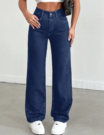 
						Blugi SHEIN, bleumarin inchis