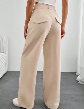 Pantaloni SHEIN, crem