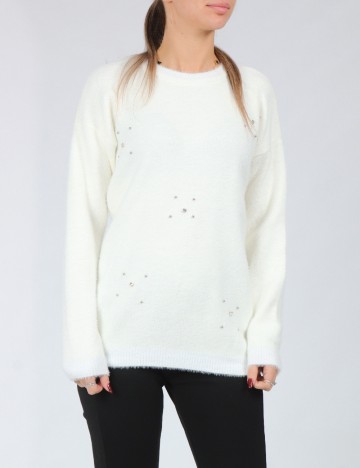 
						Pulover SHEIN, ecru