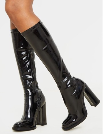 
						Cizme PrettyLittleThing, negru