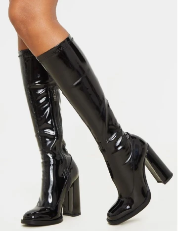 Cizme PrettyLittleThing, negru