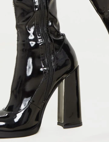 Cizme PrettyLittleThing, negru