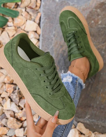 Adidasi SHEIN, verde Verde