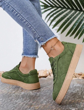 Adidasi SHEIN, verde Verde