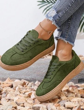 Adidasi SHEIN, verde Verde