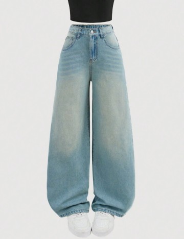 
						Blugi Shein Kids, albastru