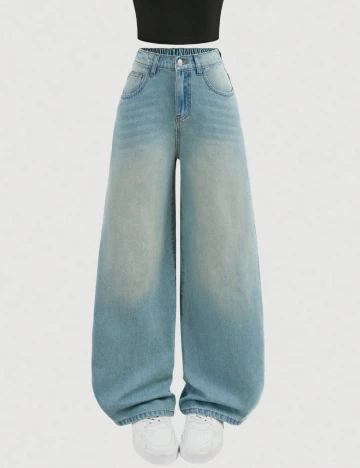 Blugi Shein Kids, albastru