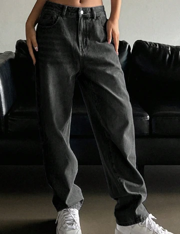 Blugi Dazy, gri inchis