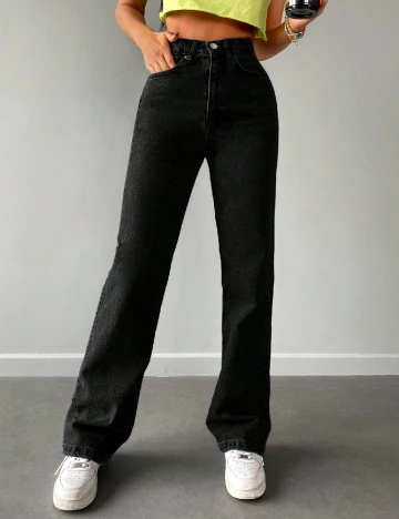 Blugi SHEIN, negru Negru