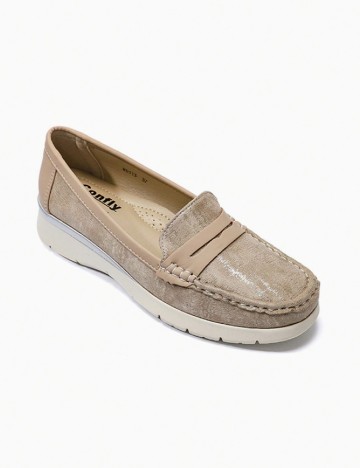 
						Mocasini SHEIN, crem