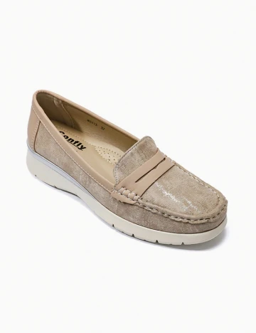 Mocasini SHEIN, crem Crem