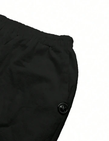 Pantaloni SHEIN CURVE, negru Negru