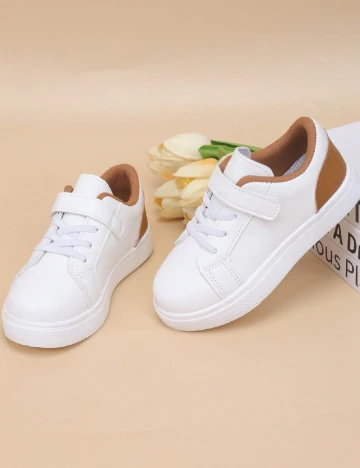 Adidasi Shein Kids, alb