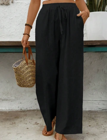 Pantaloni SHEIN, negru Negru