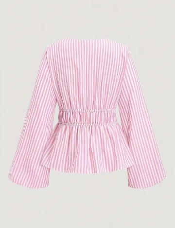 Bluza SHEIN, roz/alb