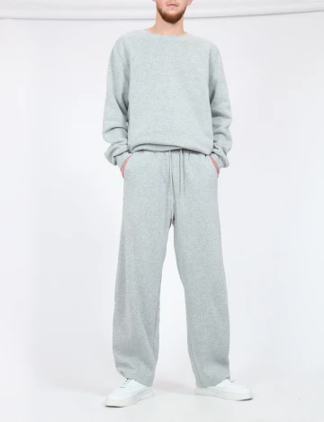 Pantaloni SHEIN, gri deschis