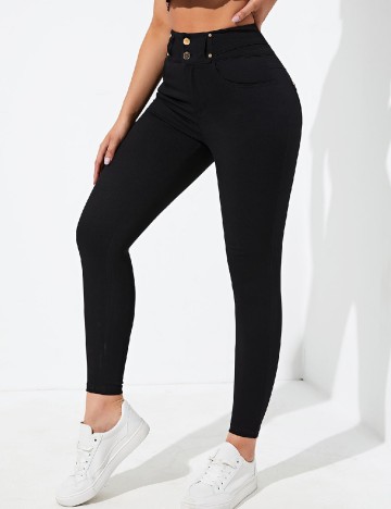 
						Pantaloni SHEIN, negru