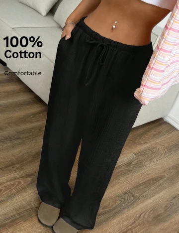 Pantaloni SHEIN, negru