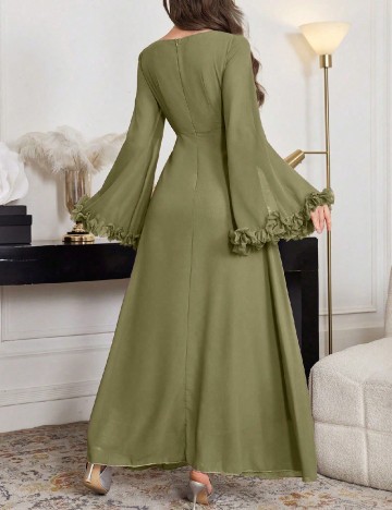 Rochie lunga SHEIN, verde