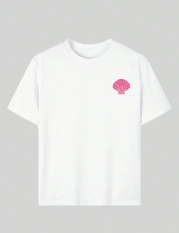 Tricou Shein Kids, alb